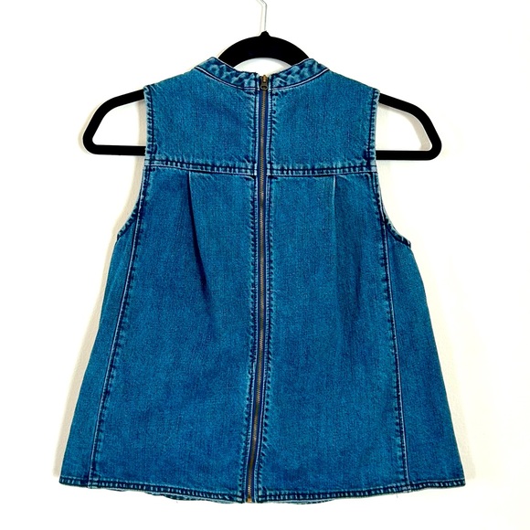 Holding Horses Blue Denim Swing Top from Anthropologie - Size 0 - Picture 3 of 3